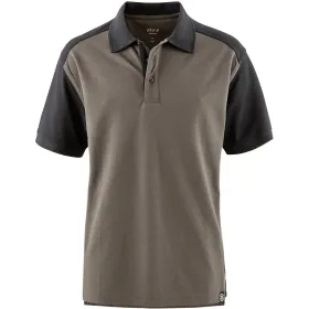 Polo-Shirt "PREMIUM" XL, schlamm/schwarz