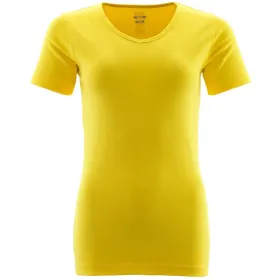 Damen T-Shirt &quot;NICE&quot; Crossover XXL, sonnengelb