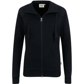 Damen-Sweatjacke College 406 schwarz, M