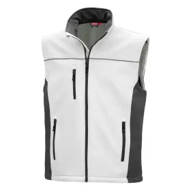 Softshellweste &quot;MOTION TEX LIGHT&quot; weiß/grau, L
