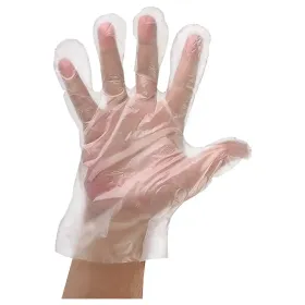 PE Einweghandschuhe Herren transparent |100er Box 