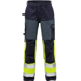Multinorm Damen Bundhose &quot;2591 FLAM&quot; Flame marine/gelb R40
