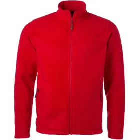 Fleecejacke &quot;JN782&quot; M, red