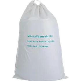 Mineralfaser Abfallsäcke PP-Gewebe mit Verschlussband 140x220cm „KMF-SACK“ 1200L 