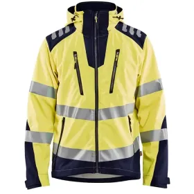 Warnschutz Softshelljacke &quot;4491&quot; M, gelb/marine
