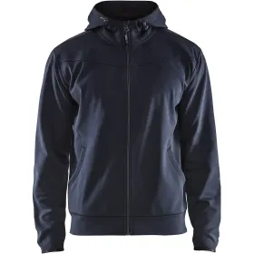 Kapuzen-Sweatjacke &quot;3363&quot; Dunkelmarine/Schwarz, L