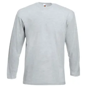 Langarmshirt &quot;F240&quot; 100% Baumwolle Valueweight heather grey, XL