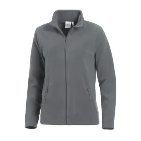 Damen-Fleecejacke "08/2662" grau, L
