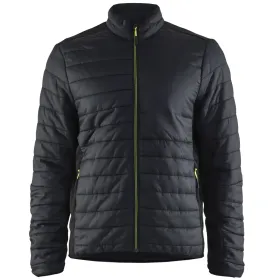 Steppjacke &quot;4710&quot; L, schwarz/gelb