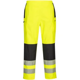 Damen Warnschutz Regenhose &quot;PW386&quot; PW3 gelb/schwarz, XXL