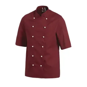 Kochjacke Halbarm "12/1094" bordeaux, 54