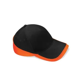 Basecap Teamwear Competition "CB171" schwarz/orange