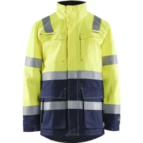Multinorm Winterparka &quot;4467&quot; gelb/marine L