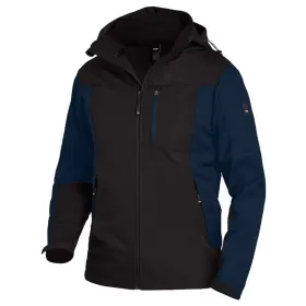 Softshelljacke "JANNIK" L, marine/schwarz