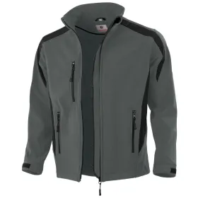 Softshelljacke &quot;1020&quot; grau/schwarz, L