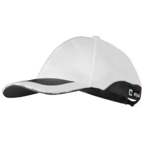 Base-Cap 6-Panel &quot;PREMIUM&quot;  weiß/grau