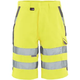 Warnschutz Shorts &quot;WASH&quot; gelb/grau, 52