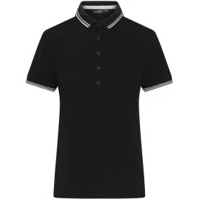 Damen Polo-Shirt &quot;JN1305&quot; S, black/white/grey