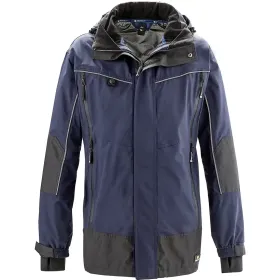 Wetterschutzjacke &quot;PHILLY&quot; blau/schwarz, 5XL