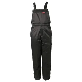 Winter-Piloten Latzhose &quot;GLETSCHER&quot; M, schwarz