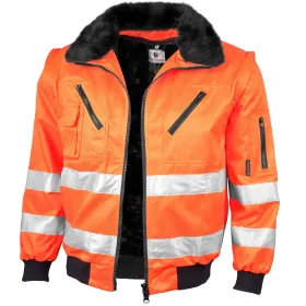 Pilotenjacke „signal Warnschutz“ XXL, Orange