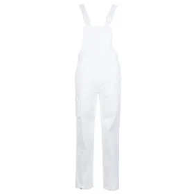 Damen Latzhose "FOOD" weiß 52