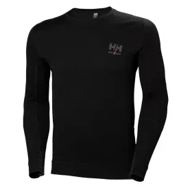 Langarmshirt „LIFA MERINOCREWNECK“ schwarz, XXL