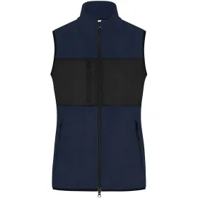 Damen Fleeceweste &quot;JN1309&quot; XS, navy/black