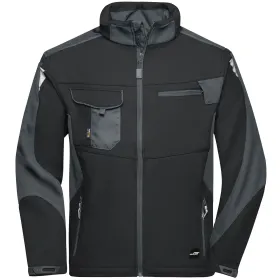Softshelljacke &quot;JN844&quot; XL, black/carbon