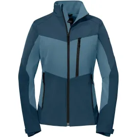 Damen Stretch Softshelljacke &quot;ALLWETTERTALENT&quot; Blau, XL