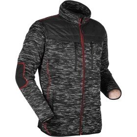 Strickjacke "INUIT TEDDY" L, dark-melange