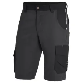 Premium Arbeitsshorts THEO "Twill 300" 48, anthrazit/schwarz