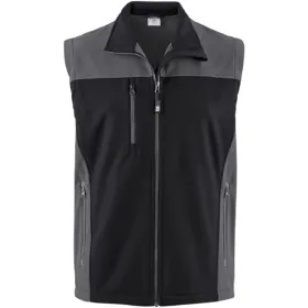 Softshellweste &quot;BASIC&quot; L, grau/schwarz