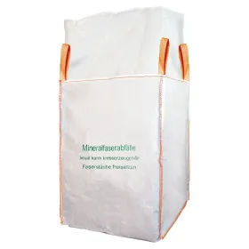 Big-Bags PP-Gewebe 125x125x150cm &quot;MINERALWOLLE&quot; 