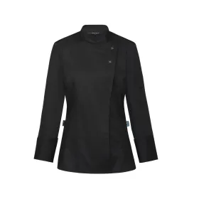 Damen Kochjacke &quot;5422&quot; L, schwarz