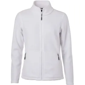 Damen Fleecejacke &quot;JN781&quot; L, white