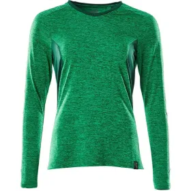 Damen Langarmshirt COOLMAX® Pro &quot;ACCELERATE&quot; grasgrün/grün, XS