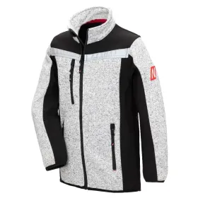 Kinder Strick-Softshelljacke &quot;MOTION TEX KIDS&quot; 122/128, grau