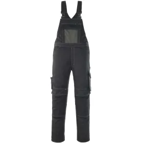 Latzhose &quot;LEIPZIG&quot; Unique schwarz/dunkelanthrazit, 82C66 (EU 66)