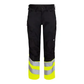Warnschutz Stretch Bundhose &quot;2546-314&quot; Safety Kl. 1 schwarz/gelb, 56