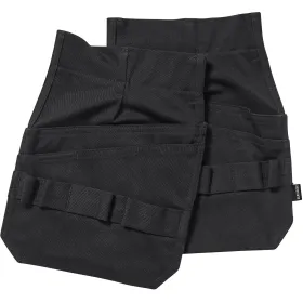 Flammhemmende Nageltaschen "1516" schwarz | 2 Stück