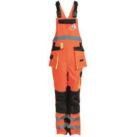 Warnschutz Latzhose &quot;089904R&quot; Visible Xtreme Kl. 3 fluororange, XXL