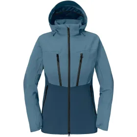 Damen Stretch Regenjacke "SCHUTZSCHILD" Zipin L, Blau