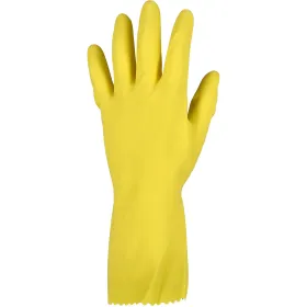 Latex-Haushaltshandschuhe &quot;BASIC&quot; gelb 8 (M)
