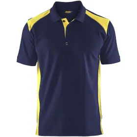 Polo-Shirt &quot;3324&quot; L, marine/gelb