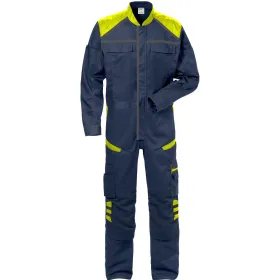 Overall &quot;8555 STFP&quot; Fusion Skarup M, marine/gelb