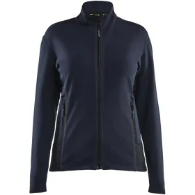 Damen Microfleecejacke &quot;4766&quot; Unite L, Dunkelmarine/Schwarz