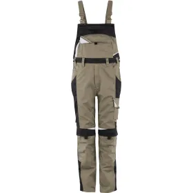 Latzhose &quot;BESTWORK NEW&quot; 50, khaki/Schwarz