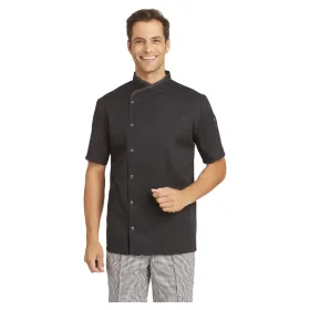 Kochjacke Halbarm "12/2542" schwarz, 58