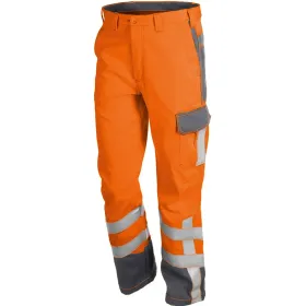 Multinorm Bundhose "PSA SAFETY X7" warnorange/anthrazit, 28